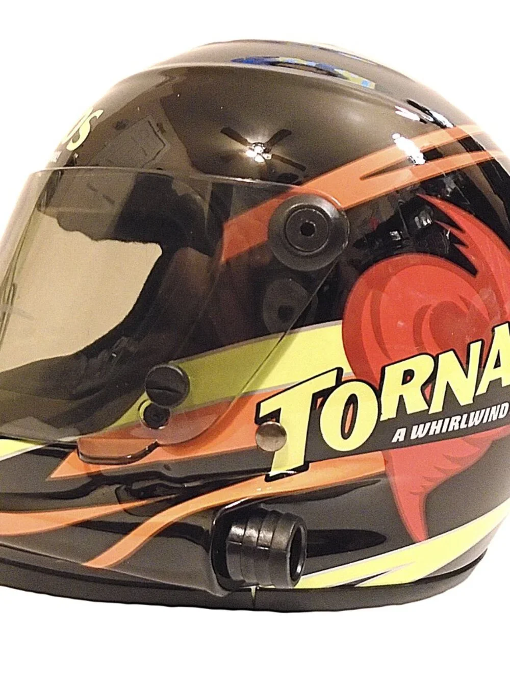 Ryan Newman Signed Tornados NASCAR 1/3 Scale Mini Helmet Proof COA